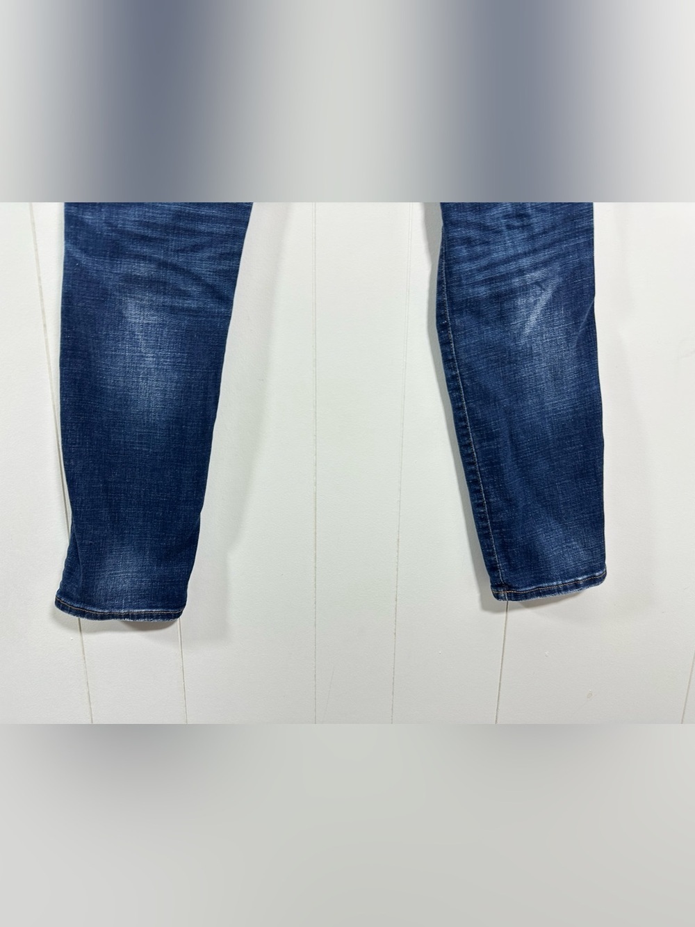 American Eagle Mens Sz 29x32 Destroyed Airflex Slim Denim Blue Jeans Stretch - Picture 8 of 15